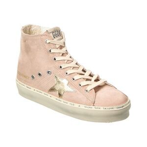 Golden Goose Hi Francy Suede Sneaker, Pink